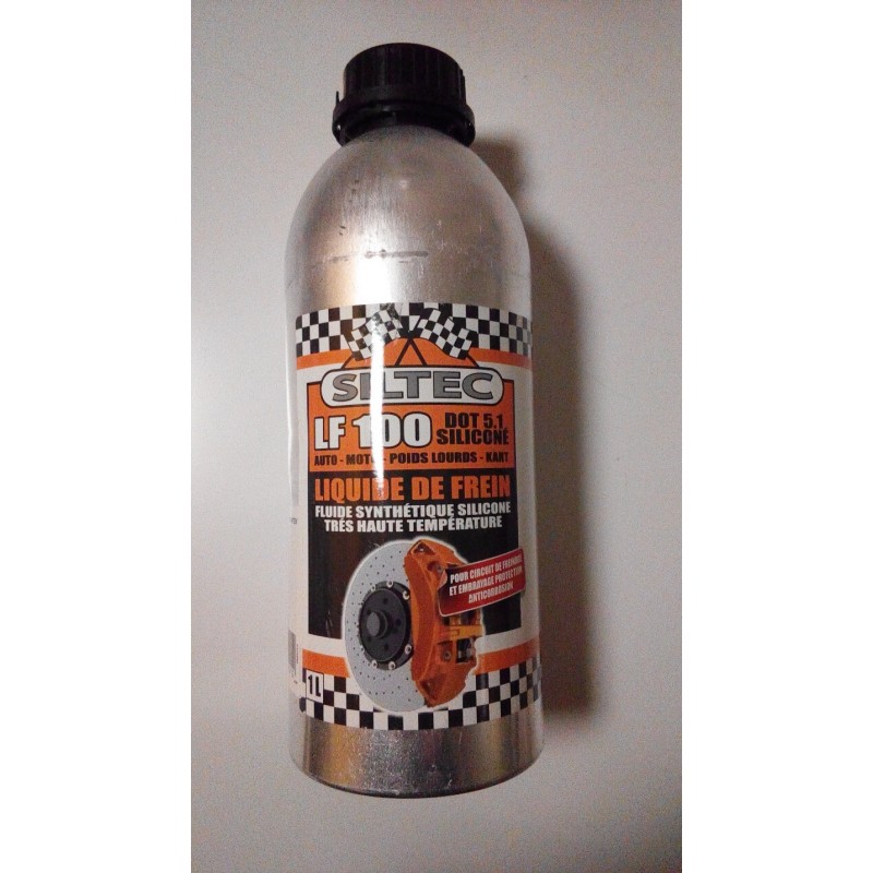 Liquide de frein et d'embrayage silicone DOT5 - 1 Litre 165004